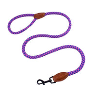 AllPetSolutions pink and blue rope dog lead, 120cm