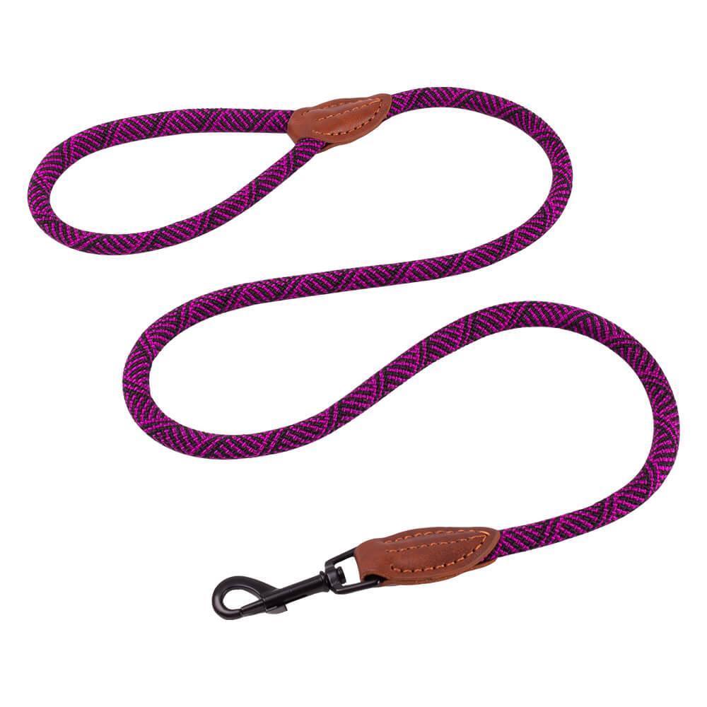 AllPetSolutions purple rope dog lead, 120cm