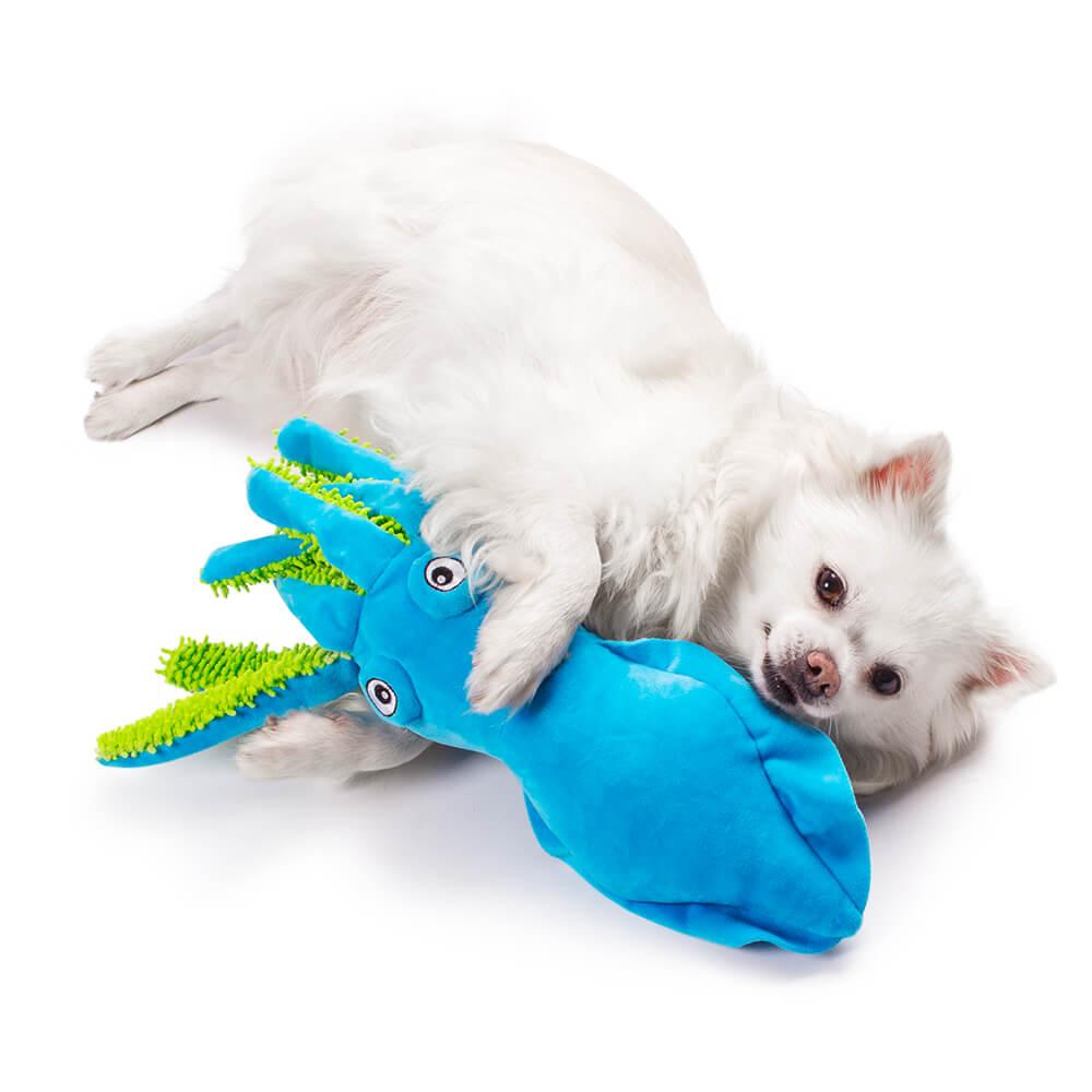 AllPetSolutions Soft Plush Dog Toy Squid Squeaker - All Pet Solutions