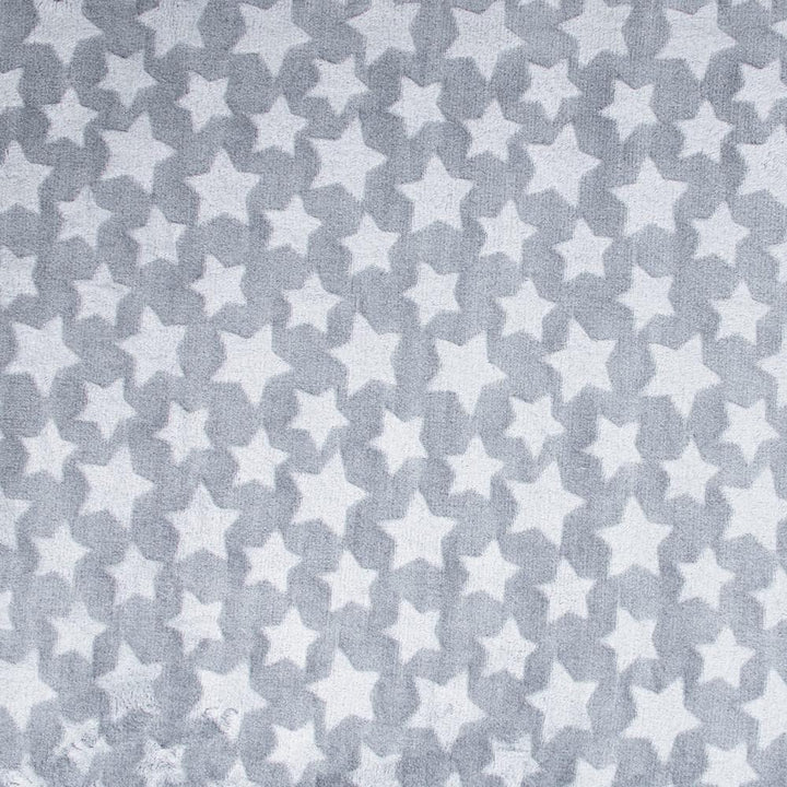 AllPetSolutions Star Print Fleece Cat & Dog Blanket, Grey - All Pet Solutions