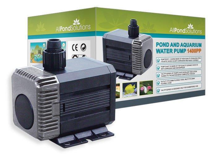 AllPetSolutions 1400PP 1400 L/H submersible pond pump