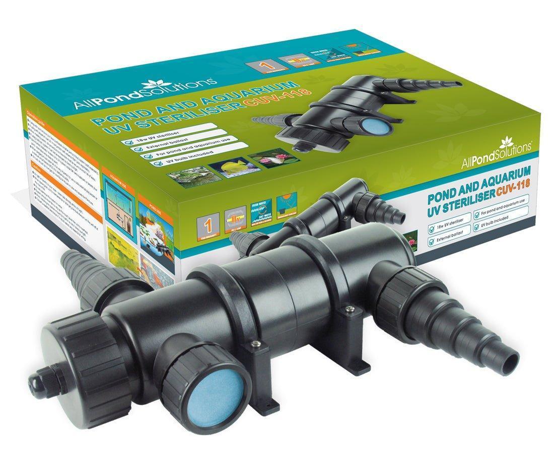 AllPetSolutions CUV-118 18w pond and aquarium UV steriliser
