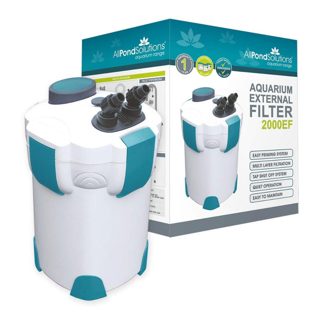 AllPondSolutions 2000L/H Aquarium External Filter 2000EF - All Pet Solutions