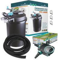 AllPetSolutions PFC-30000-KIT pressurised pond filter with 14000 L/H pump