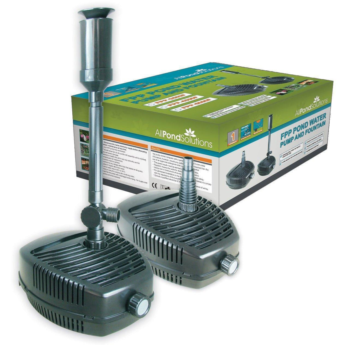 AllPetSolutions 4500 L/H fountain pond pump