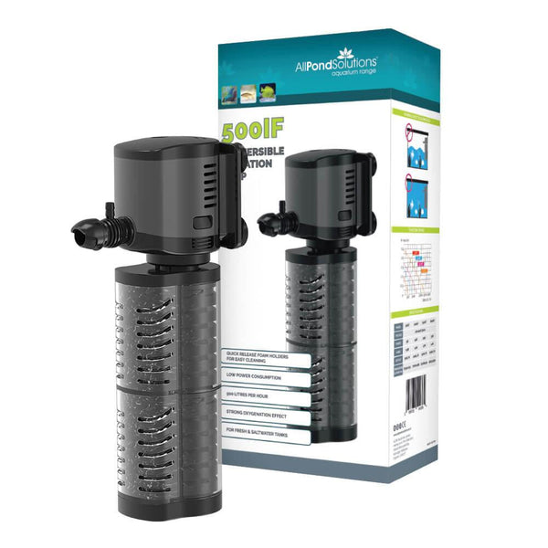Internal fish store tank filter