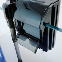 AllPetSolutions 500 L/H hang on filter mounted on a tank rim