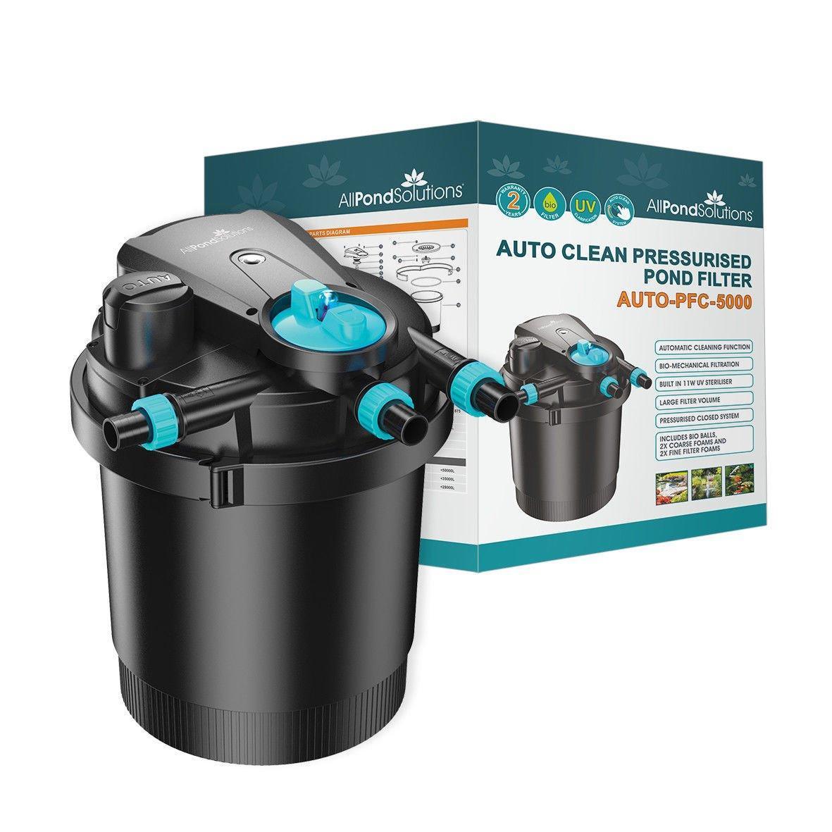 AllPetSolutions AUTO-PFC-5000 auto cleaning pressurised pond filter unit