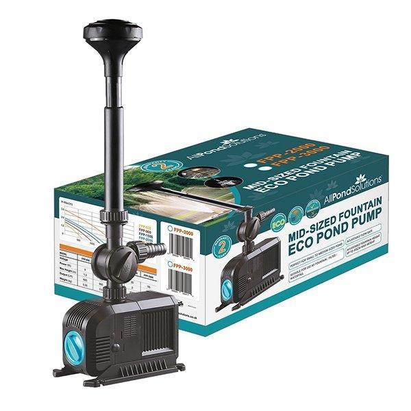AllPetSolutions FPP-2000 L/H fountain pond pump with nozzle attachments