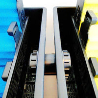 AllPetSolutions 18000L koi pond filter lid removed showing media trays