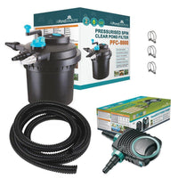 AllPetSolutions PFC-8000 pressurised pond filter kit with ECO 6000 pump