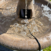 AllPetSolutions 3 tier fountain upper tier and spout close-up