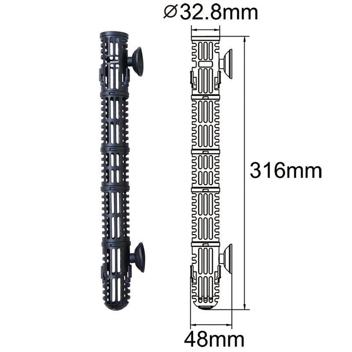 Aquarium Heater Guard Protector w. Suction Cups - All Pet Solutions