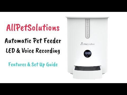 Automatic Pet Feeder LED & Voice Recording 2.8L - All Pet Solutions