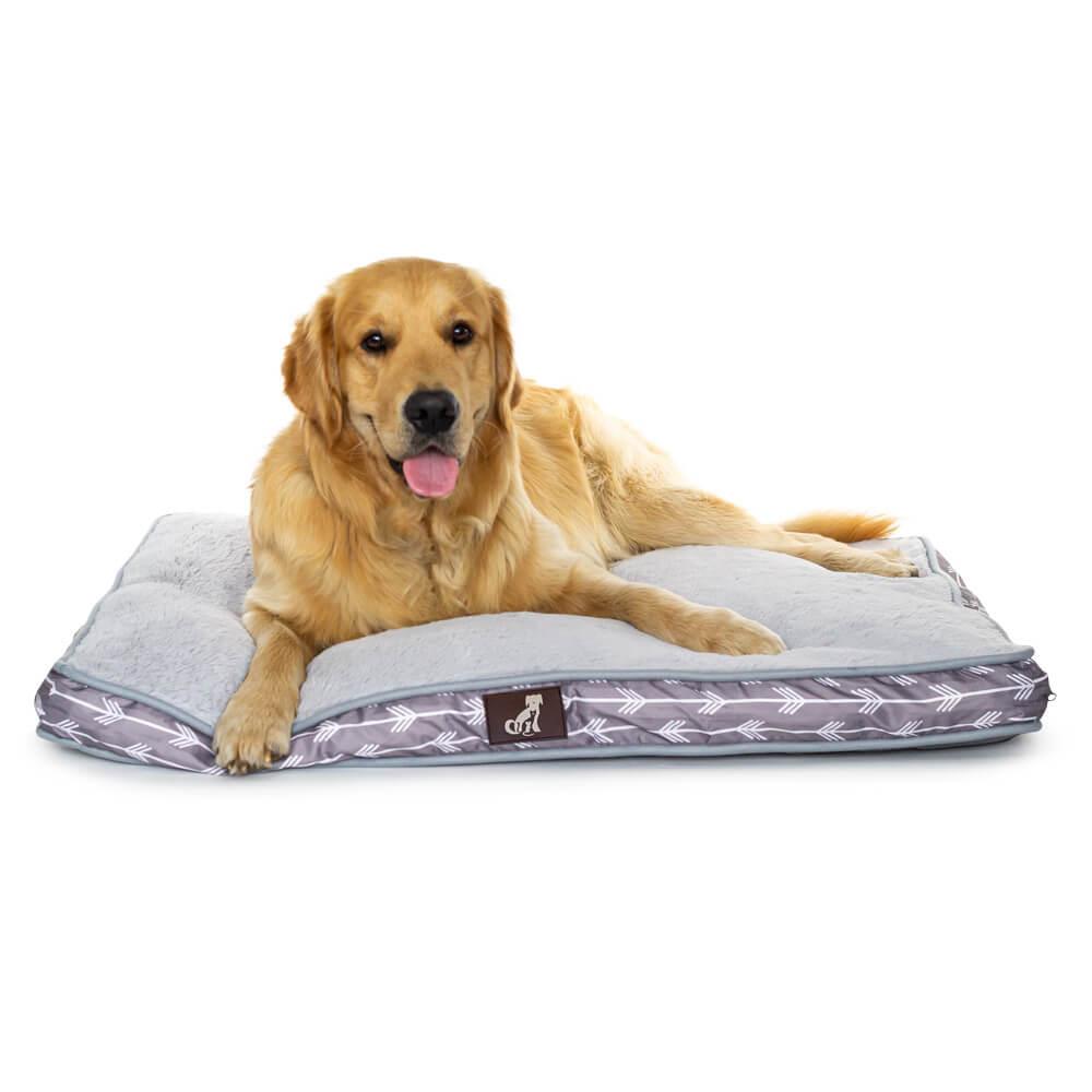 Bella - Grey Dog Bed Large Pillow - Size 90x60x11cm - All Pet Solutions