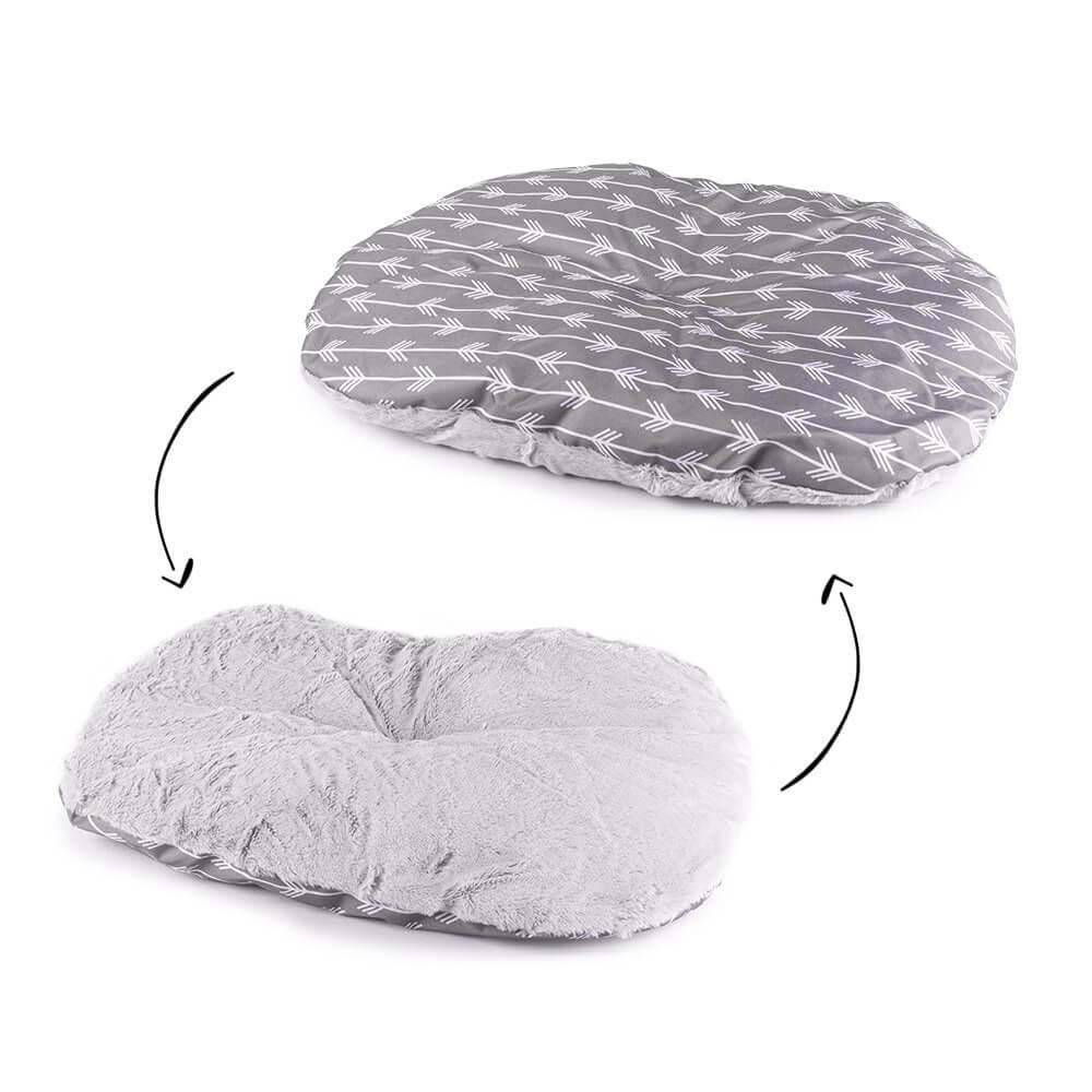 Bella - Grey Soft Dog Bed - Size S/M/L/XL - All Pet Solutions