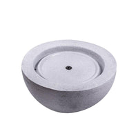 AllPetSolutions light grey bowl stone water feature with LED light