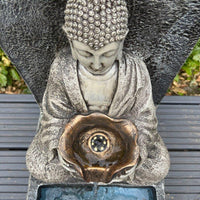 AllPetSolutions Buddha water feature stone effect finish detail