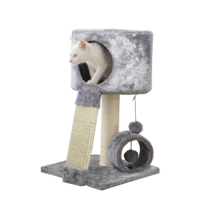 Cat Small Climbing/ Scratching Tower - Grey - All Pet Solutions