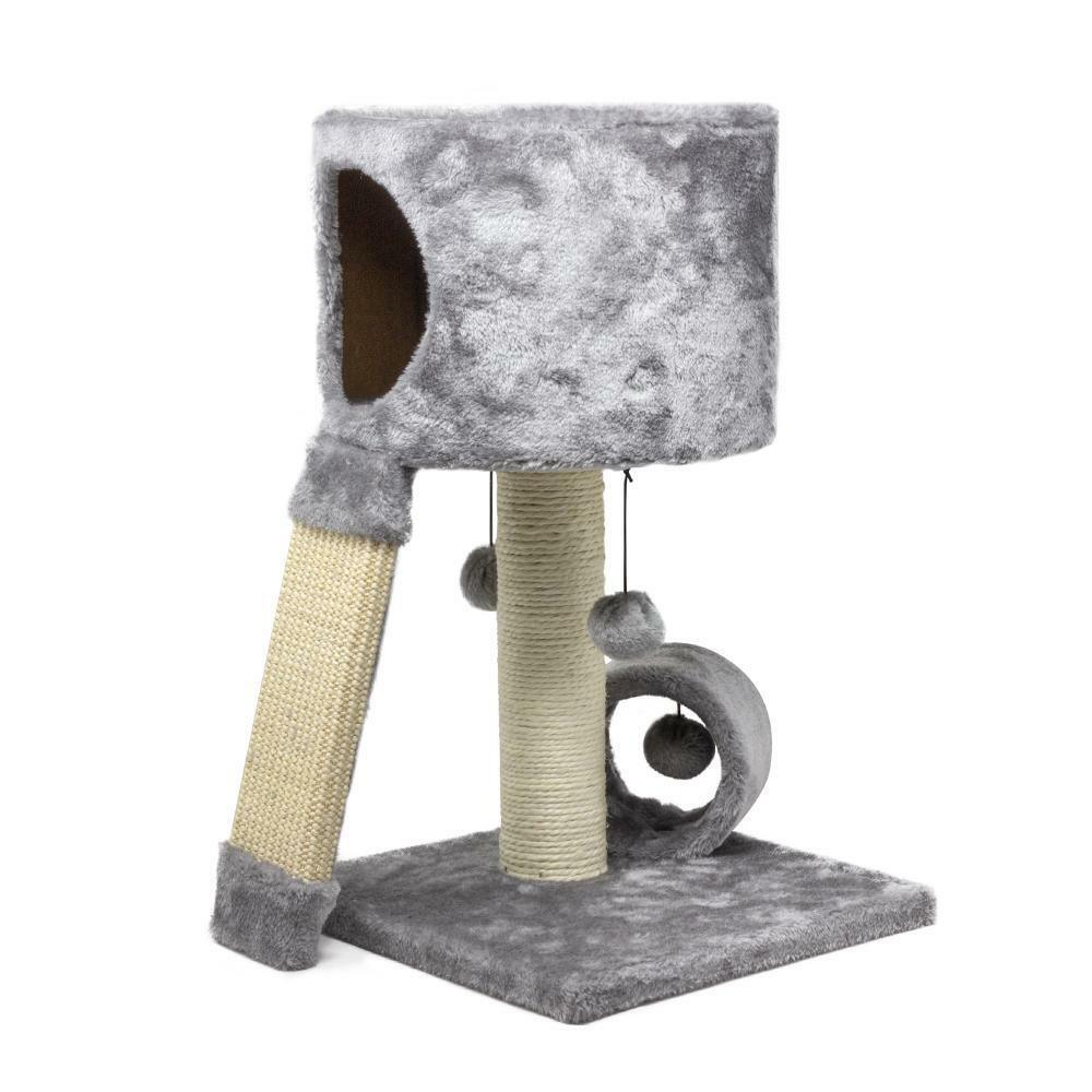 Cat Small Climbing/ Scratching Tower - Grey - All Pet Solutions