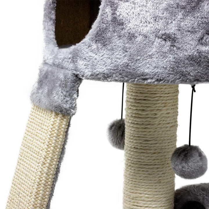 Cat Small Climbing/ Scratching Tower - Grey - All Pet Solutions