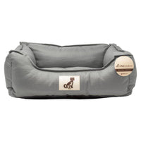 AllPetSolutions Dexter grey waterproof dog bed size comparison small to large