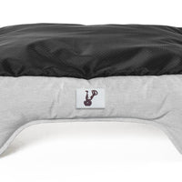 AllPetSolutions Dexter light grey dog bed non-slip base detail