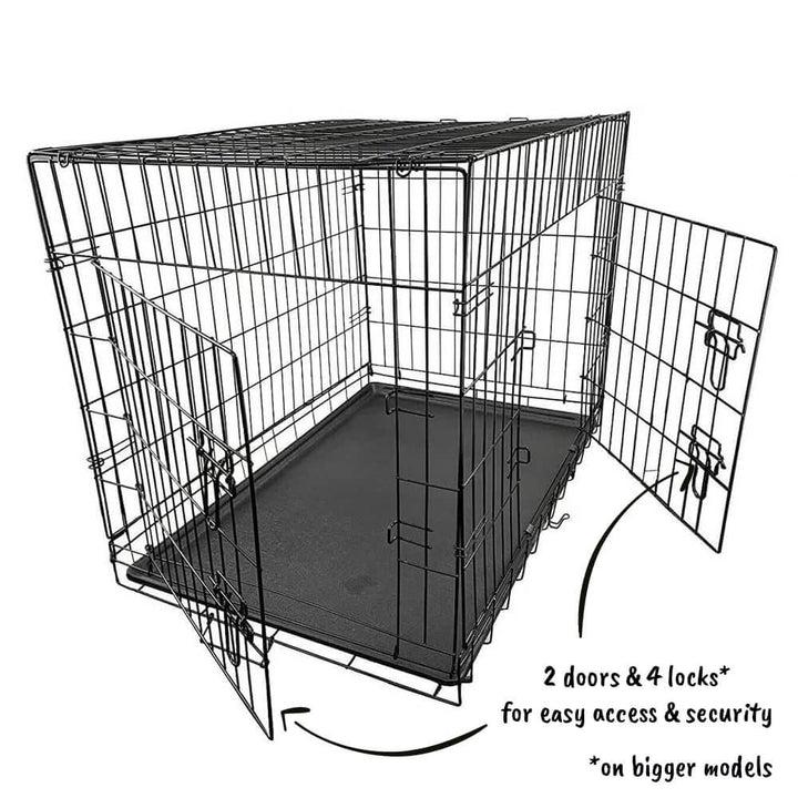 Dog Crate Home Folding Kennel - L 106x71x77cm - All Pet Solutions