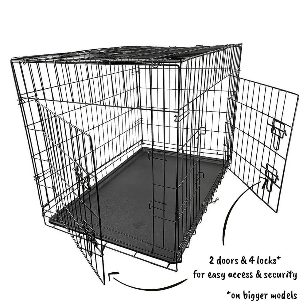 Dog Crate Home Folding Kennel - M 91x61x66cm - All Pet Solutions