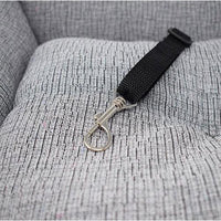 AllPetSolutions dog car seat cover non-slip underside detail