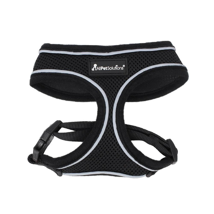 Dog Harness with Reflective Strip in Black S/M/L/XL - All Pet Solutions