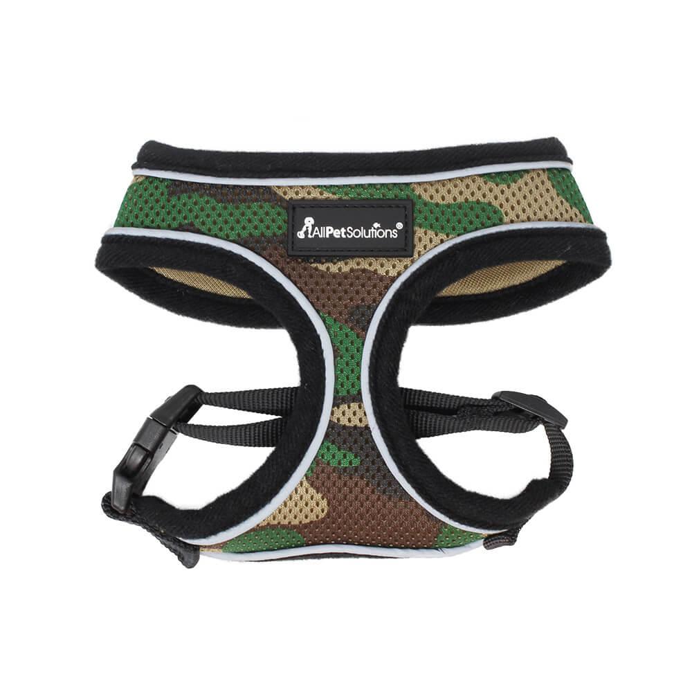 Dog Harness with Reflective Strip in Camo S/M/L/XL - All Pet Solutions
