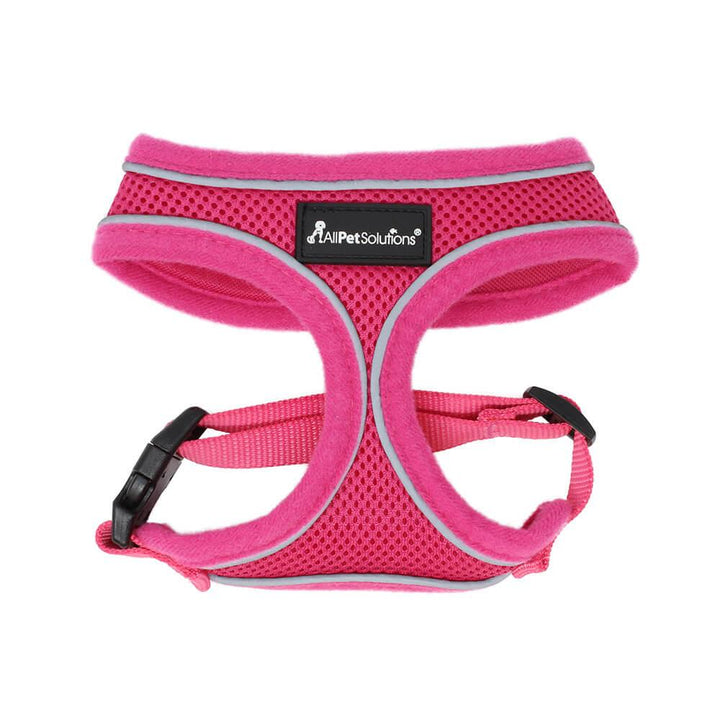 Dog Harness with Reflective Strip in Pink S/M/L/XL - All Pet Solutions