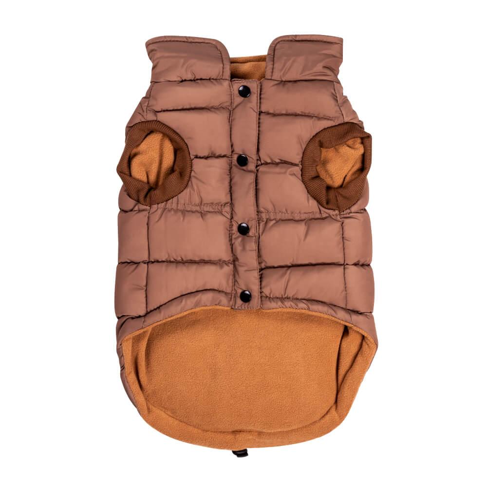 Dog Luxury Showerproof Puffer Jacket in Brown - S / M / L - All Pet Solutions