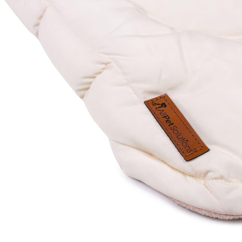 Dog Luxury Showerproof Puffer Jacket in Cream White - S / M / L - All Pet Solutions