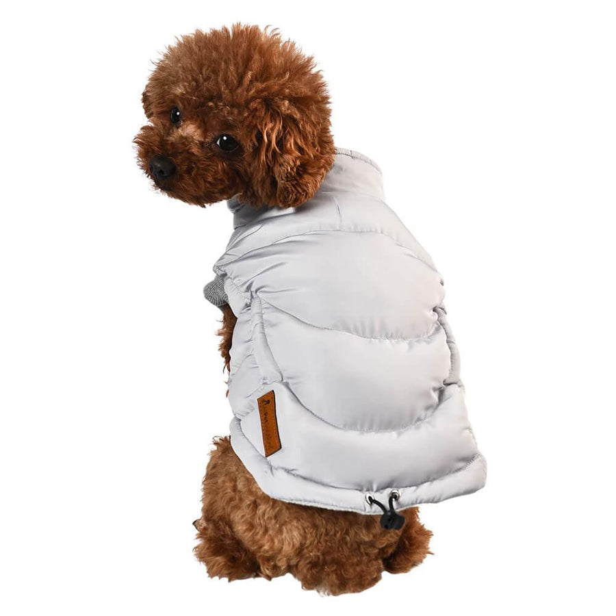 Dog Luxury Showerproof Puffer Jacket in Grey - S / M / L - All Pet Solutions