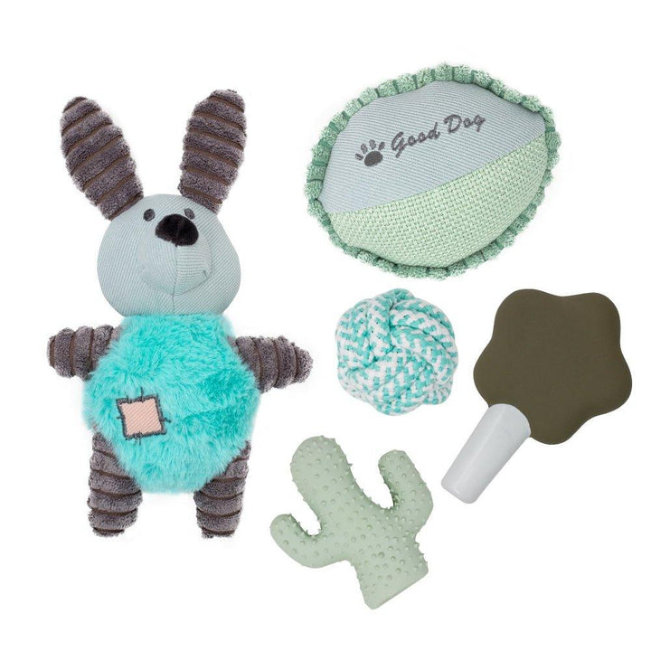 Dog Puppy Gift Set - Aqua Blue - All Pet Solutions