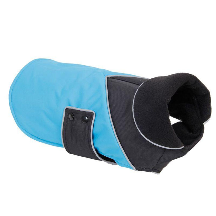 Dog Waterproof Warm Jacket - Blue -S/M/L - All Pet Solutions