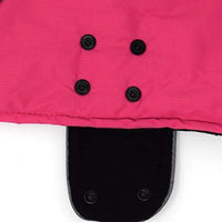 AllPetSolutions red dog jacket lead opening detail