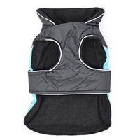 AllPetSolutions red dog jacket fleece lining detail