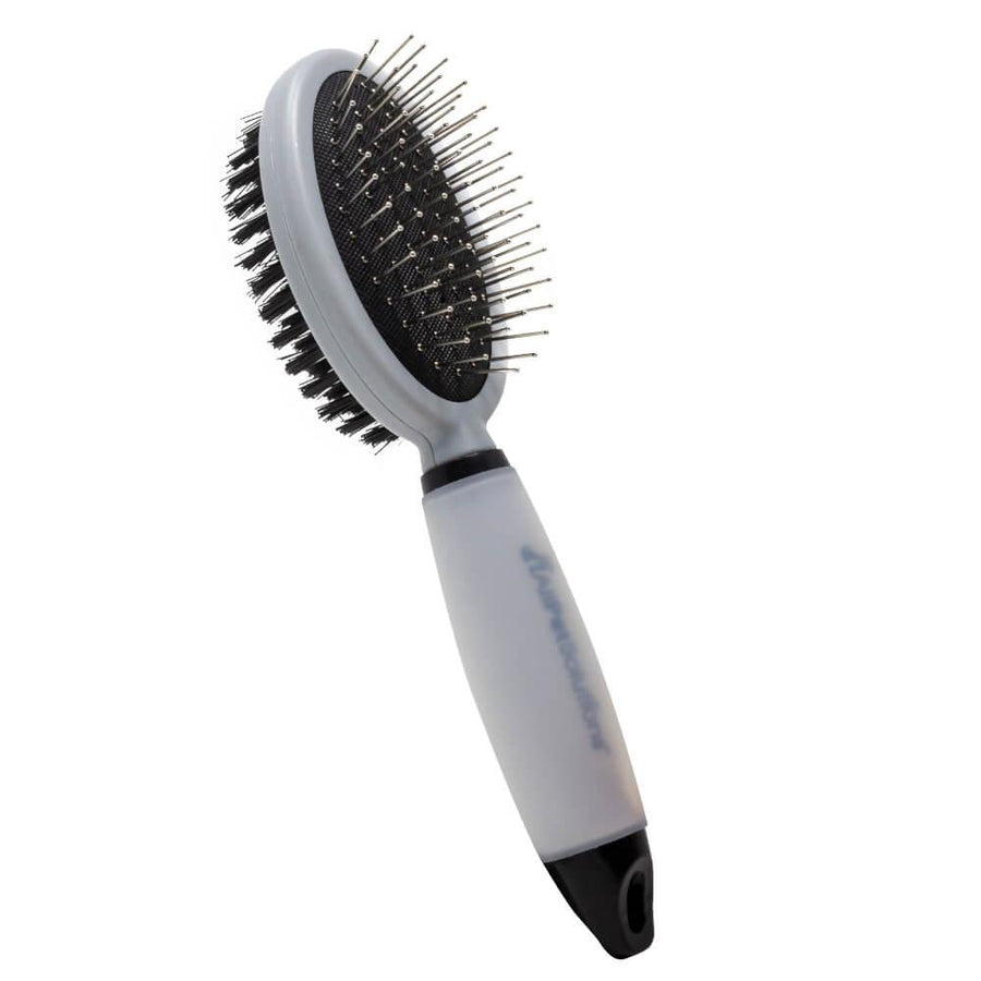 Double Sided Dog & Cat Brush - Grey - All Pet Solutions