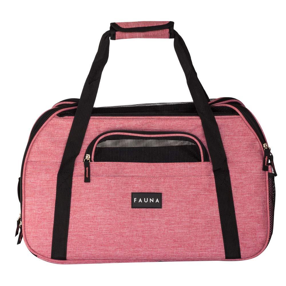 Fauna® Dog Cat Comfort Carrier - Denim Pink - All Pet Solutions