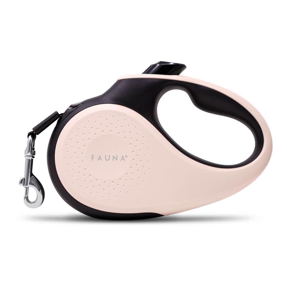 Fauna® Luxury Retractable Tape Dog Lead - Pink 5M - 50KG - All Pet Solutions