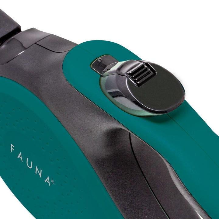 Fauna® Luxury Retractable Tape Dog Lead - Teal 5M - 50KG - All Pet Solutions