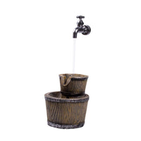 AllPetSolutions floating tap feature with water pouring into the barrel