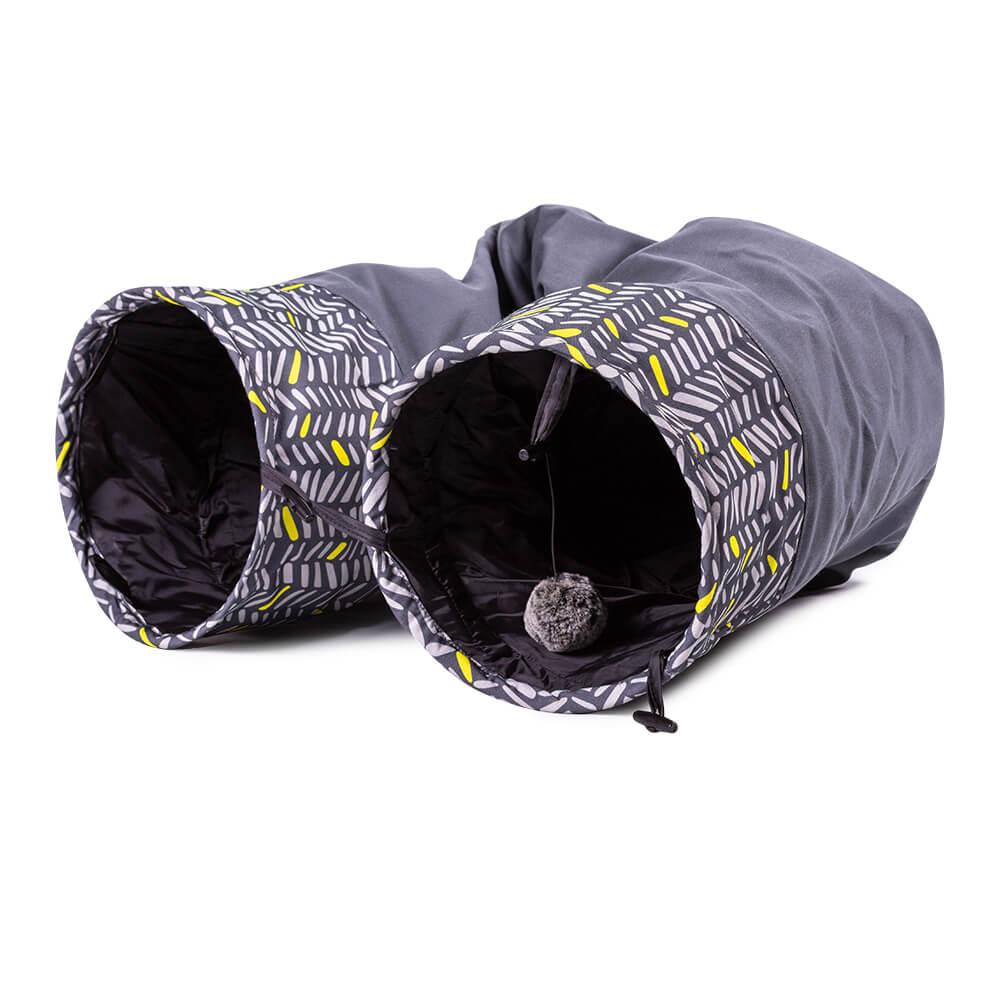 Foldable Crinkle Play Cat Tunnel with 2 Windows - All Pet Solutions