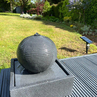 AllPetSolutions globe on plate box water feature with LED lights