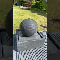 AllPetSolutions globe on plate water feature, 37 x 37 x 37cm