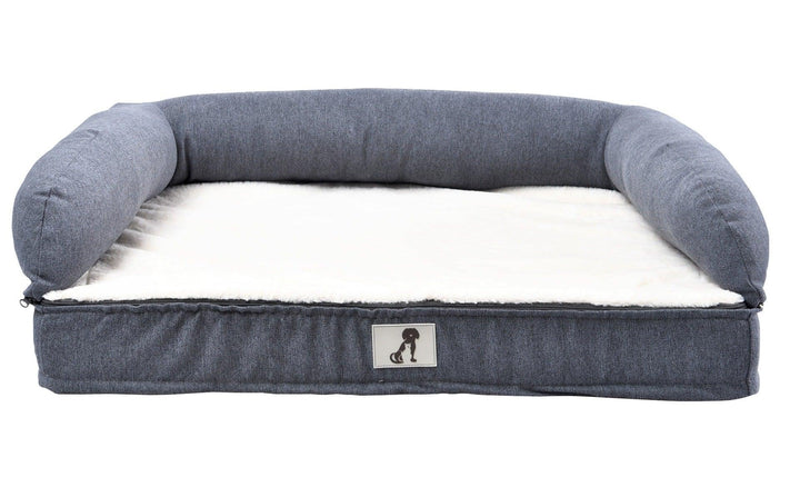 Grayson Luxury Memory Foam Dog Bed L 80x55cm - All Pet Solutions