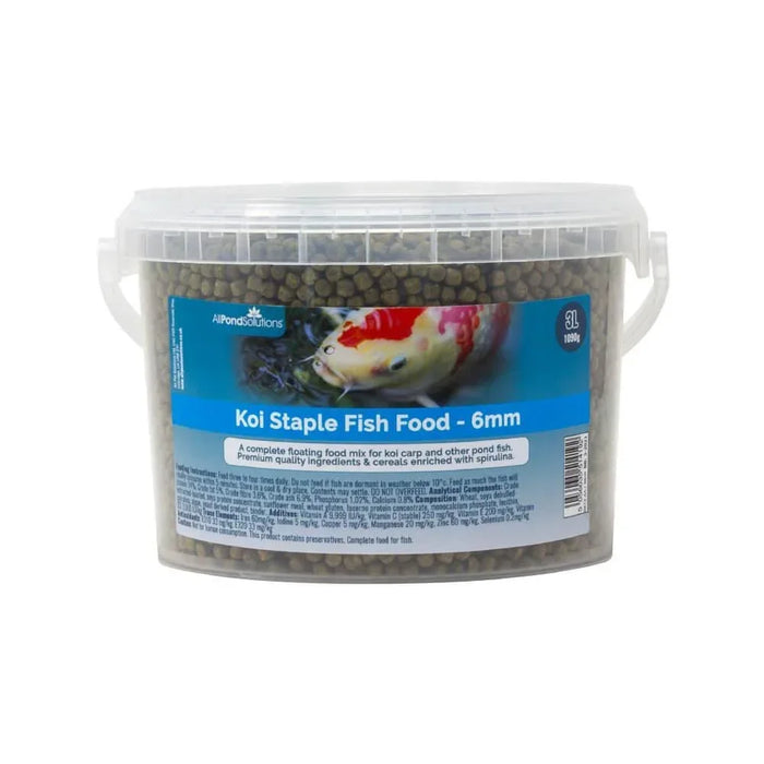 Koi Floating Staple Fish Food – 6mm - 1090g & 1950g